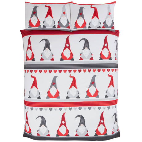 Christmas Festive Gonks Duvet Cover Set by Rapport Home