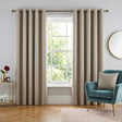 100% Blackout Eyelet Curtains - Grey