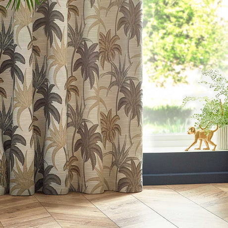 Galapagos Jacquard Eyelet Curtains by Wylder Tropics