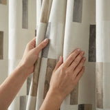 Oakland Beige Cotton Eyelet Ready Made Curtains 3