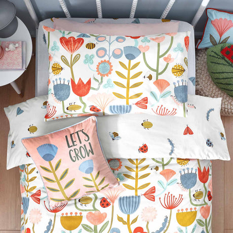 Little Nature Floral Duvet Cover Set by little furn.