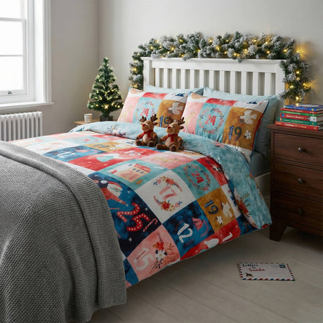 Christmas Advent Calendar Duvet Cover Set by Rapport Home