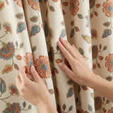 Shelley Floral Eyelet Curtains 3