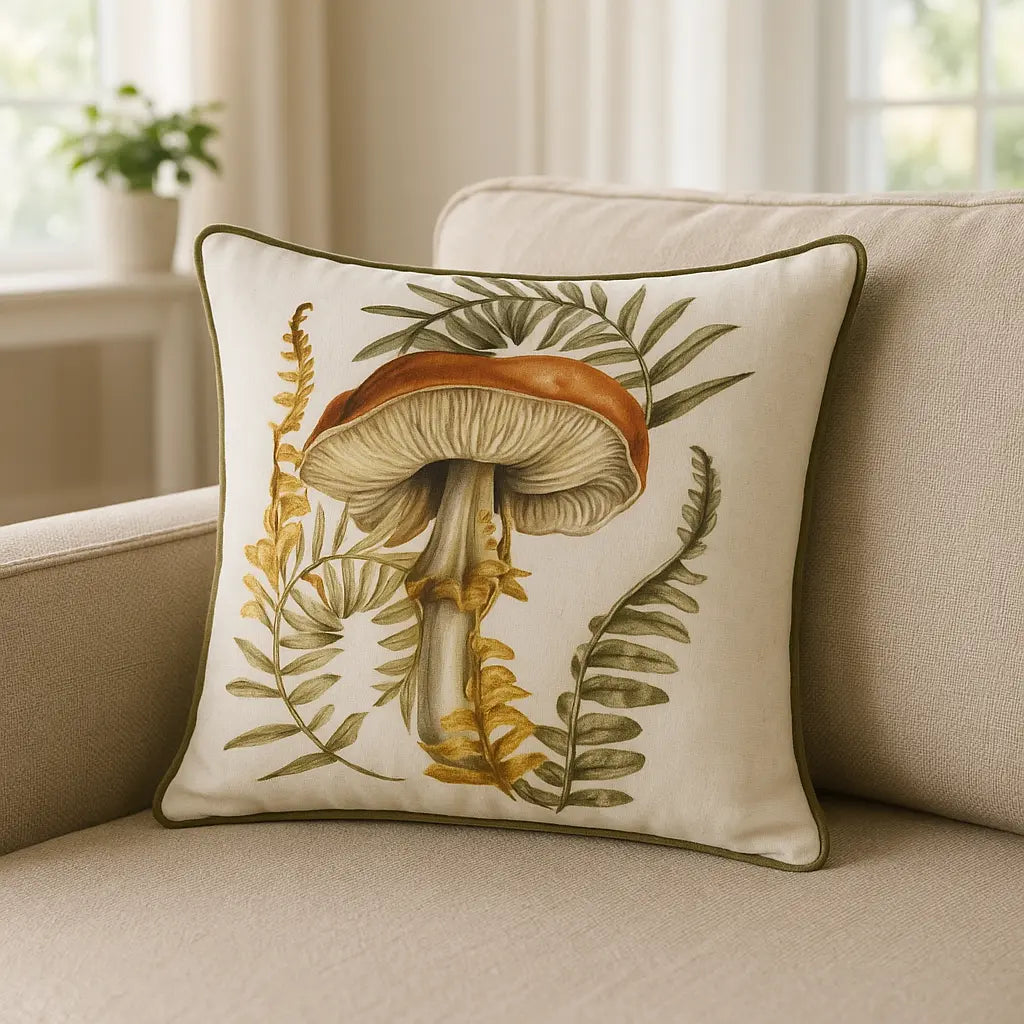 Kielder Forest Cushion Cover 17" x 17" - Natural