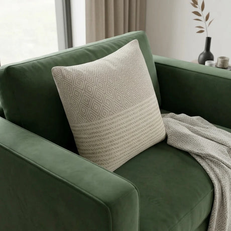 Rona 100% Cotton Natural Cushion Cover 17" x 17