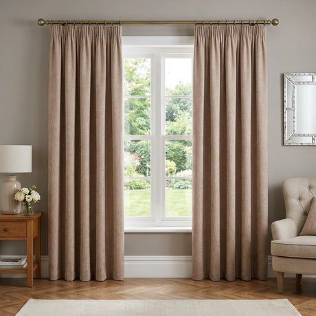 Matrix Thermal Dim Out Tape Top Pencil Pleat Curtains 10