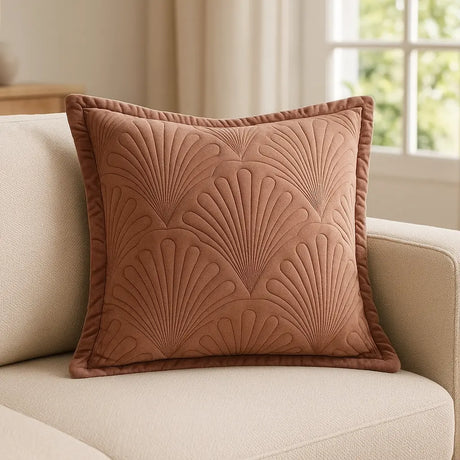 Palmeria Cushion Cover 24" x 24" - Blush