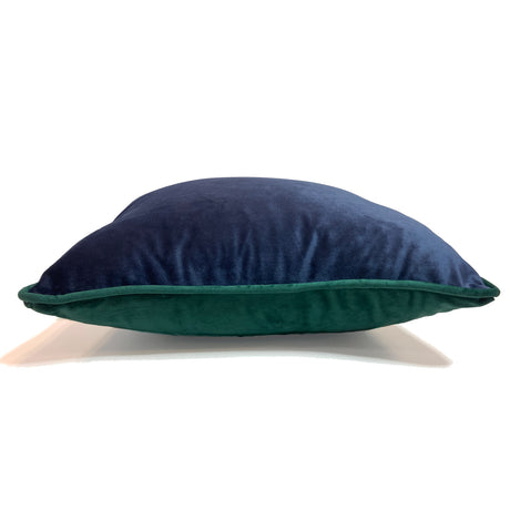 Piped Velvet Cushion Cover Collection 17" x 17" (43cm x 43cm) by Rapport Home