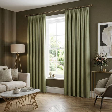 Dijon Blackout Thermal Tape Top Pencil Pleat Curtains 19