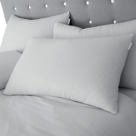 Brushed Cotton Grey Duvet Cover Set