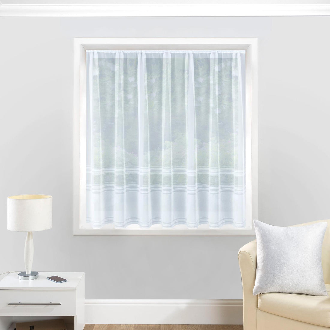 Hudson Pre-Cut Net Panel Voile