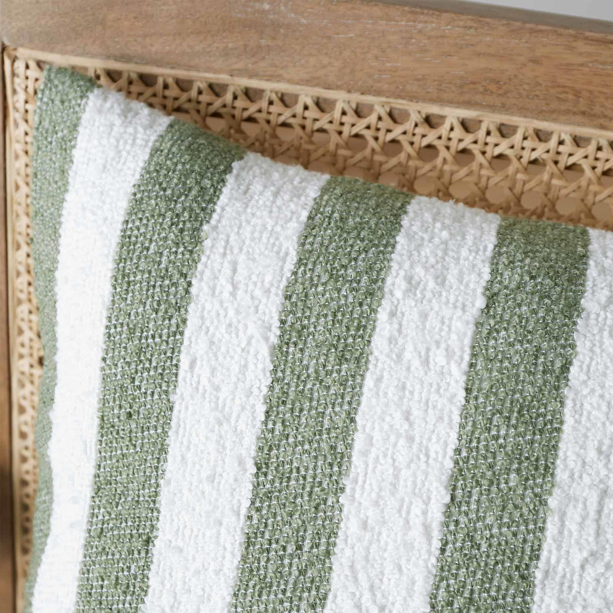 Boucle Stripe Cushion 18" x 18" (45cm x 45cm) by Catherine Lansfield