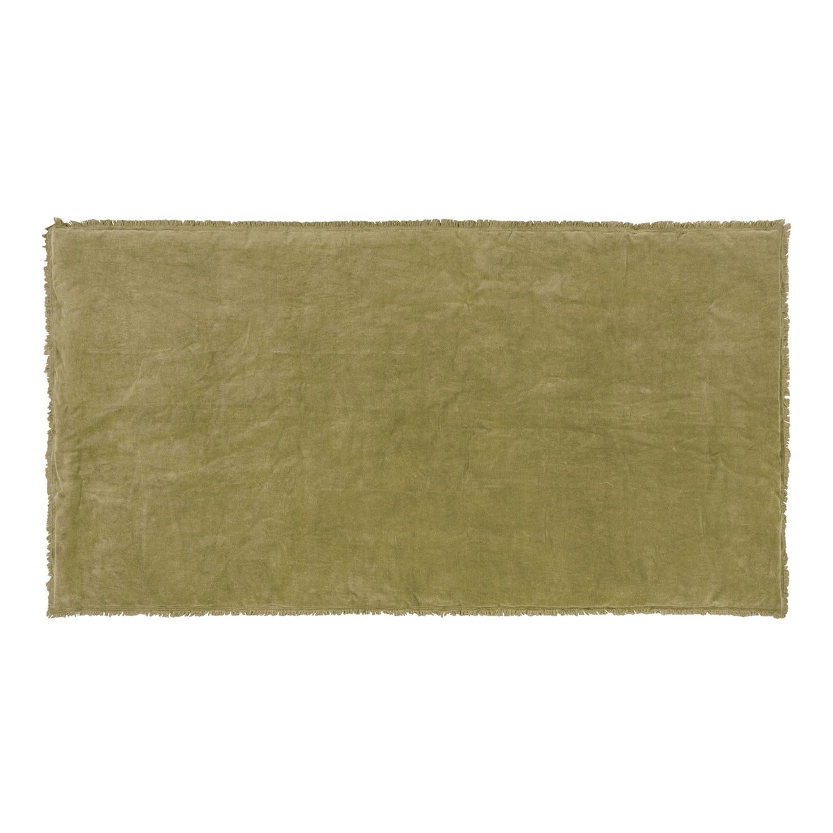 Jaye Cotton Velvet Filled Bedspread 140cm x 220cm by Yard 2