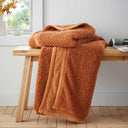 So Soft Velvet Bouclé Throw Blanket 130cm x 170cm by Catherine Lansfield