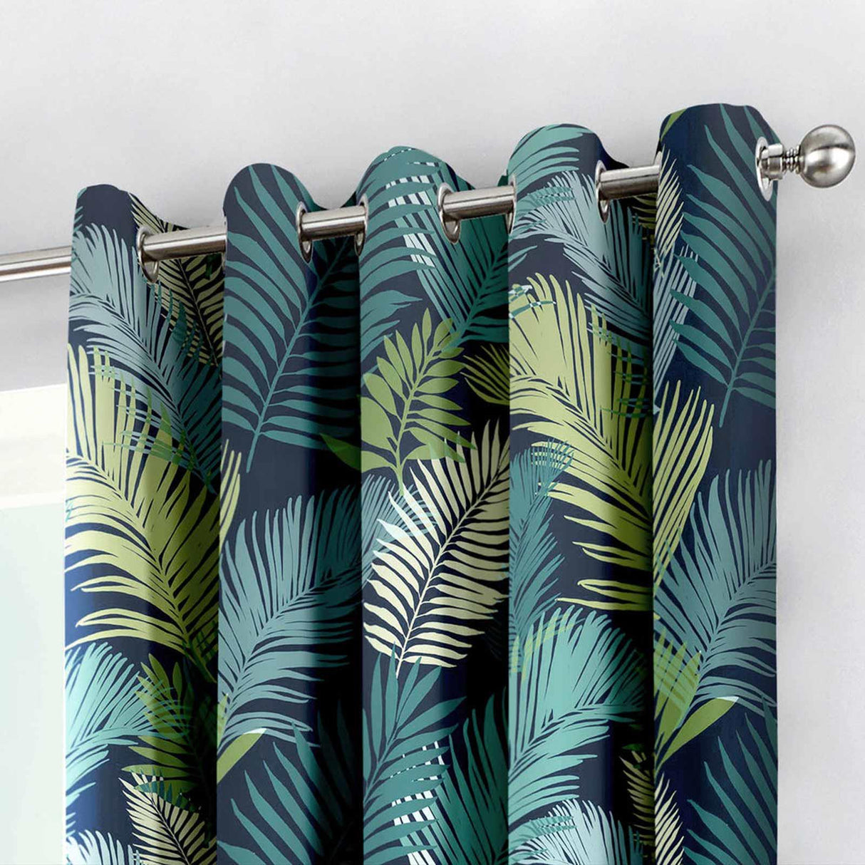 Tropical Eyelet Curtains by Fusion