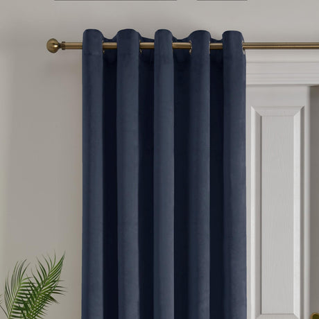 Montrose Blackout Door Curtain 66" x 84" by Laurence Llewelyn-Bowen