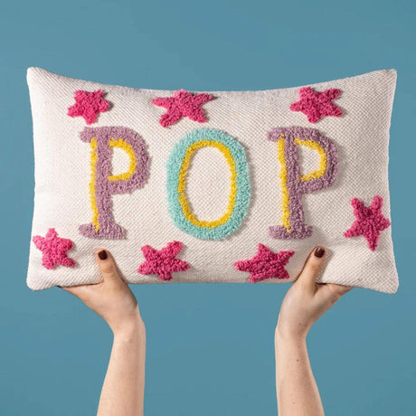 Pop Cotton Tufted Cushion Cover by heya home