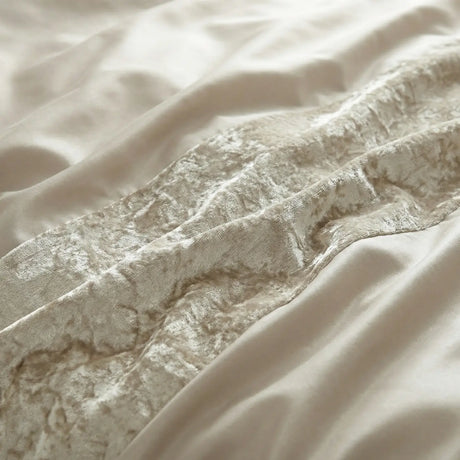 Velvet Duvet Cover Set - Natural image 2