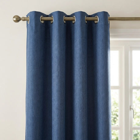 Sorbonne Cotton Lined Ready Made Eyelet Curtains 21