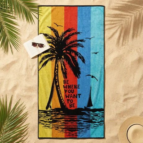 Palm Tree Beach Towel 2