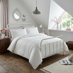 Everdean White Duvet Cover Bedding Set