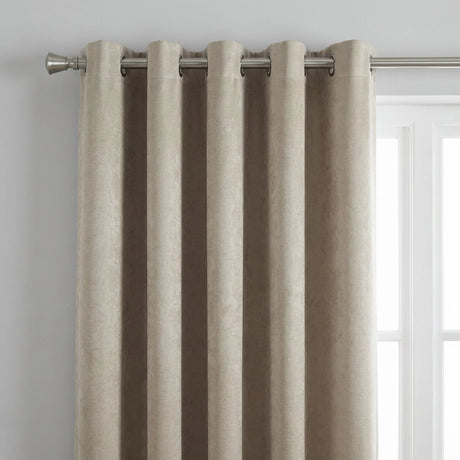 Strata Thermal Dim Out Woven Eyelet Curtains Pair 18