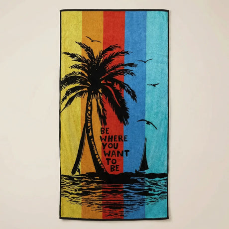 Palm Tree Beach Towel 3