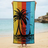 Palm Tree Beach Towel 4