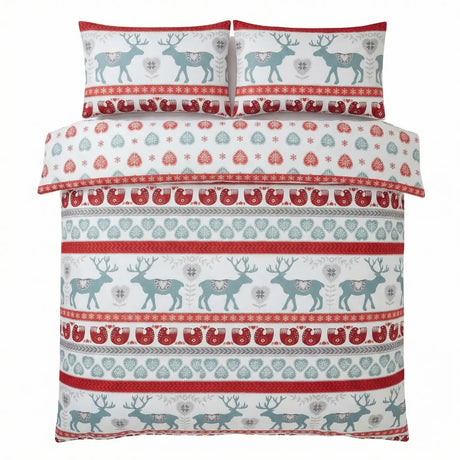 Scandi Flannelette Duvet Cover Set 2
