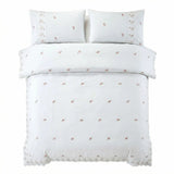 Sophie Embroidered Duvet Cover Set - White image 4