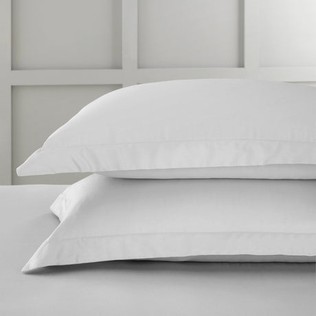 Bianca 400 Thread Count Cotton Sateen Pillowcase Pair Blue