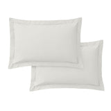 Bianca 400 Thread Count Cotton Sateen Pillowcase Pair Ivory