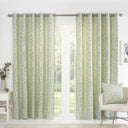 Sade Floral Eyelet Curtains by Sundour