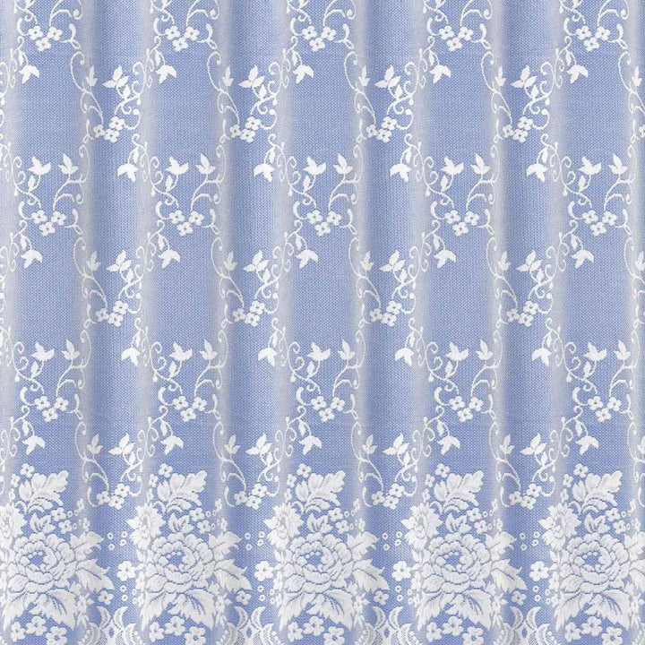 4110 Lace Pre-Cut Net Curtain - Ideal