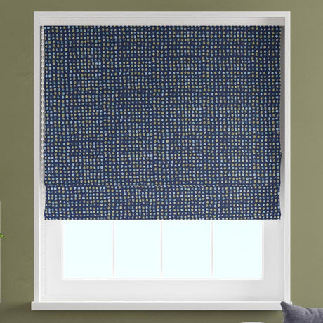 Dot Dot Capri Made To Measure Roman Blind by Style Furnishings