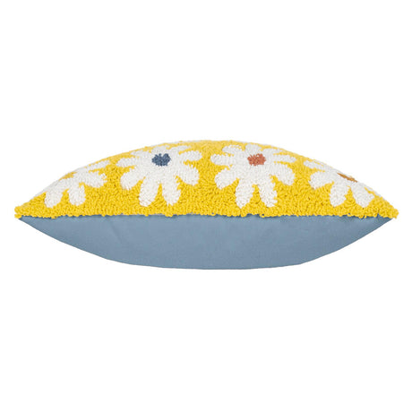 Daisy Knitted Cushion Cover 18" x 18" (45cm x 45cm) by heya home