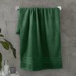 Catherine Lansfield Zero Twist Cotton 450 GSM 100x140cm Bath Sheet Pair - Dark Green