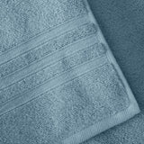 Catherine Lansfield Zero Twist Cotton 450 GSM 100x140cm Bath Sheet Pair - Blue - Zero Twist Blue