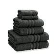 Catherine Lansfield Zero Twist 100% Cotton 450gsm Towels - Charcoal