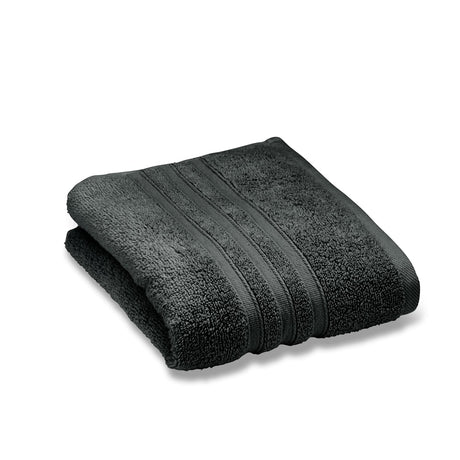 Catherine Lansfield Zero Twist 100% Cotton 450gsm Towels - Charcoal - Zero Twist Charcoal Towels