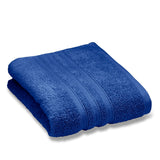 Catherine Lansfield Zero Twist 100% Cotton 450gsm Towels - Cobalt Blue - Zero Twist Cobalt Blue Towel