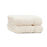 Catherine Lansfield Zero Twist 100% Cotton 450gsm Towels - Cream - Zero Twist Cream Face Cloth