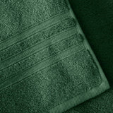 Catherine Lansfield Zero Twist Cotton 450 GSM 100x140cm Bath Sheet Pair - Dark Green - Zero Twist Dark Green