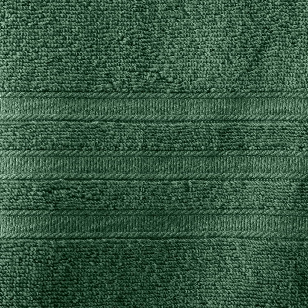 Catherine Lansfield Zero Twist 100% Cotton 450gsm Towels - Dark Green - Zero Twist Dark Green