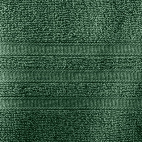 Catherine Lansfield Zero Twist 100% Cotton 450gsm Towels - Dark Green - Zero Twist Dark Green