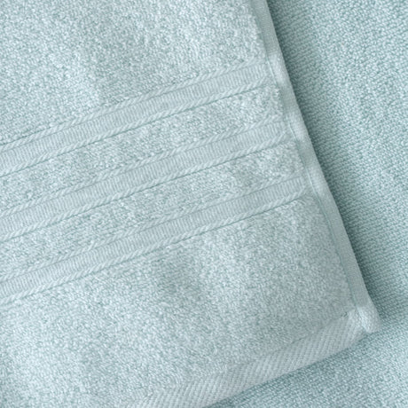 Catherine Lansfield Zero Twist 6 Piece Cotton Towel Bale Set 450gsm - Duck Egg - Zero Twist Duck Egg