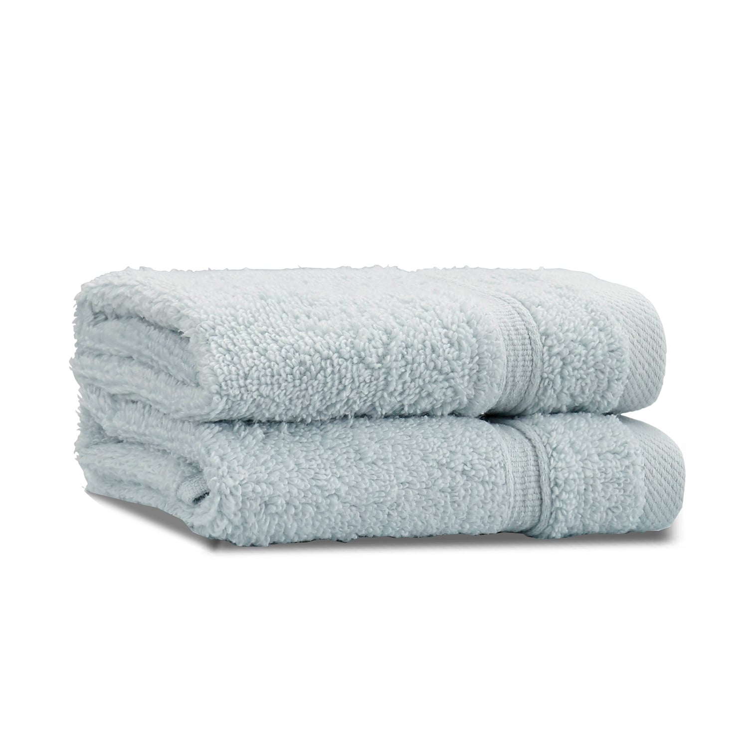Catherine Lansfield Zero Twist 100% Cotton 450gsm Towels - Duck Egg - Zero Twist Duck Egg Face Cloth