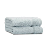 Catherine Lansfield Zero Twist 100% Cotton 450gsm Towels - Duck Egg - Zero Twist Duck Egg Face Cloth