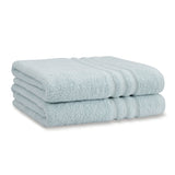 Catherine Lansfield Zero Twist 100% Cotton 450gsm Towels - Duck Egg - Zero Twist Duck Egg Towels Pair