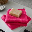 Catherine Lansfield Zero Twist 100% Cotton 450gsm Towels - Hot Pink